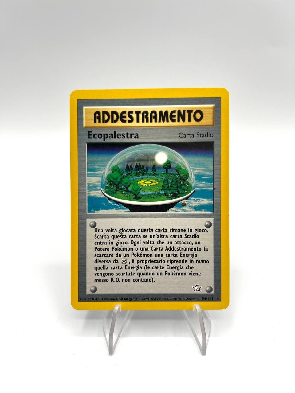 Carta Pokémon 84/111 Ecopalestra set Neo genesis Vintage Italiano Excellent