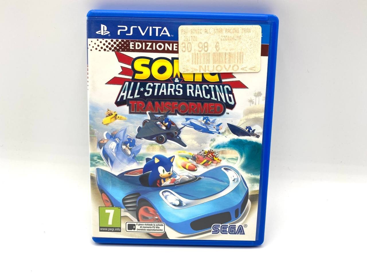 Sonic & All-Stars Racing Transformed PlayStation PS Vita Completo funzionante IT