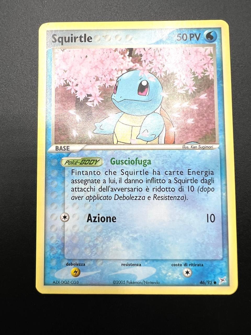 Carta pokemon squirtle 46/95  EX Team Magma vs Team Idro Italiano Near mint
