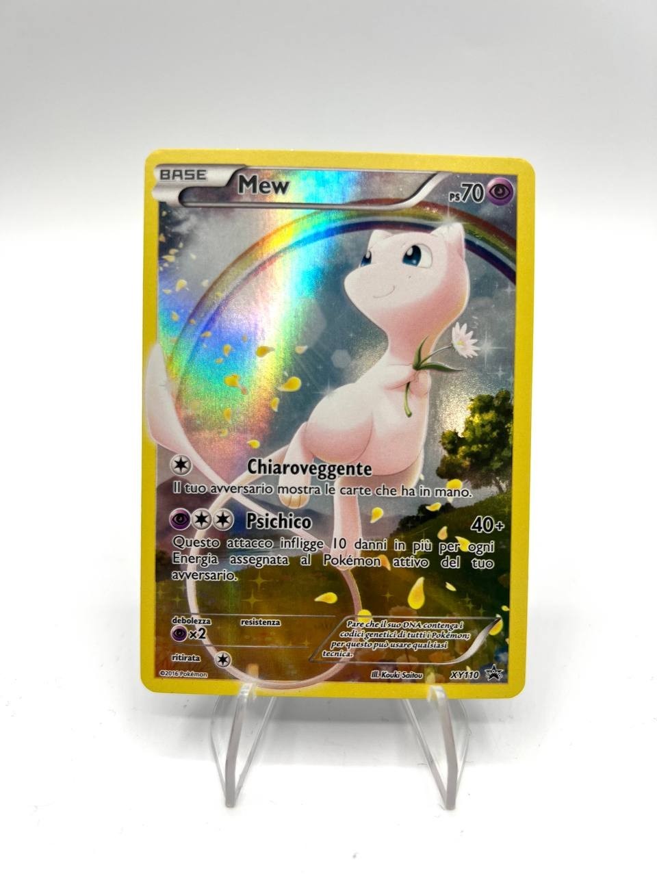 Carta Pokémon Mew XY110 holo Black Star Promos Italiano 2016 Excellent