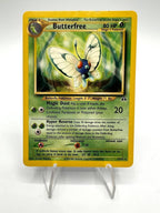 Carta pokemon Butterfree 19/75 No Holo set Neo Discovery EXC Vintage Inglese