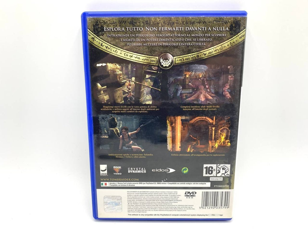 Videogioco Tomb Raider Underworld PlayStation PS2 Completo Funzionante Italiano