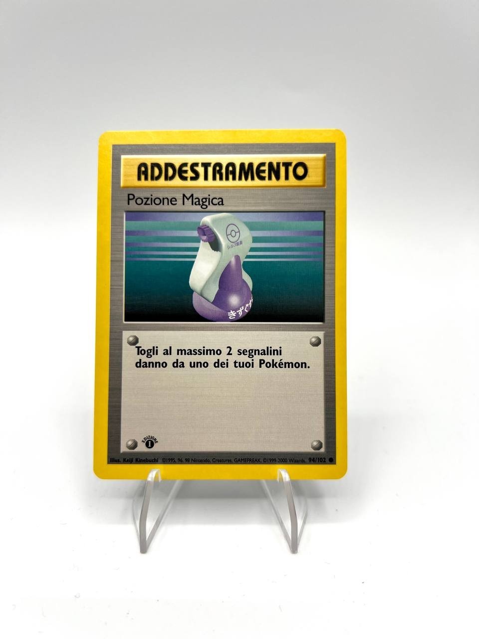 Carta Pokémon Pozione magica 94/102 Base Set Excellent 1a Edizione ITA Vintage