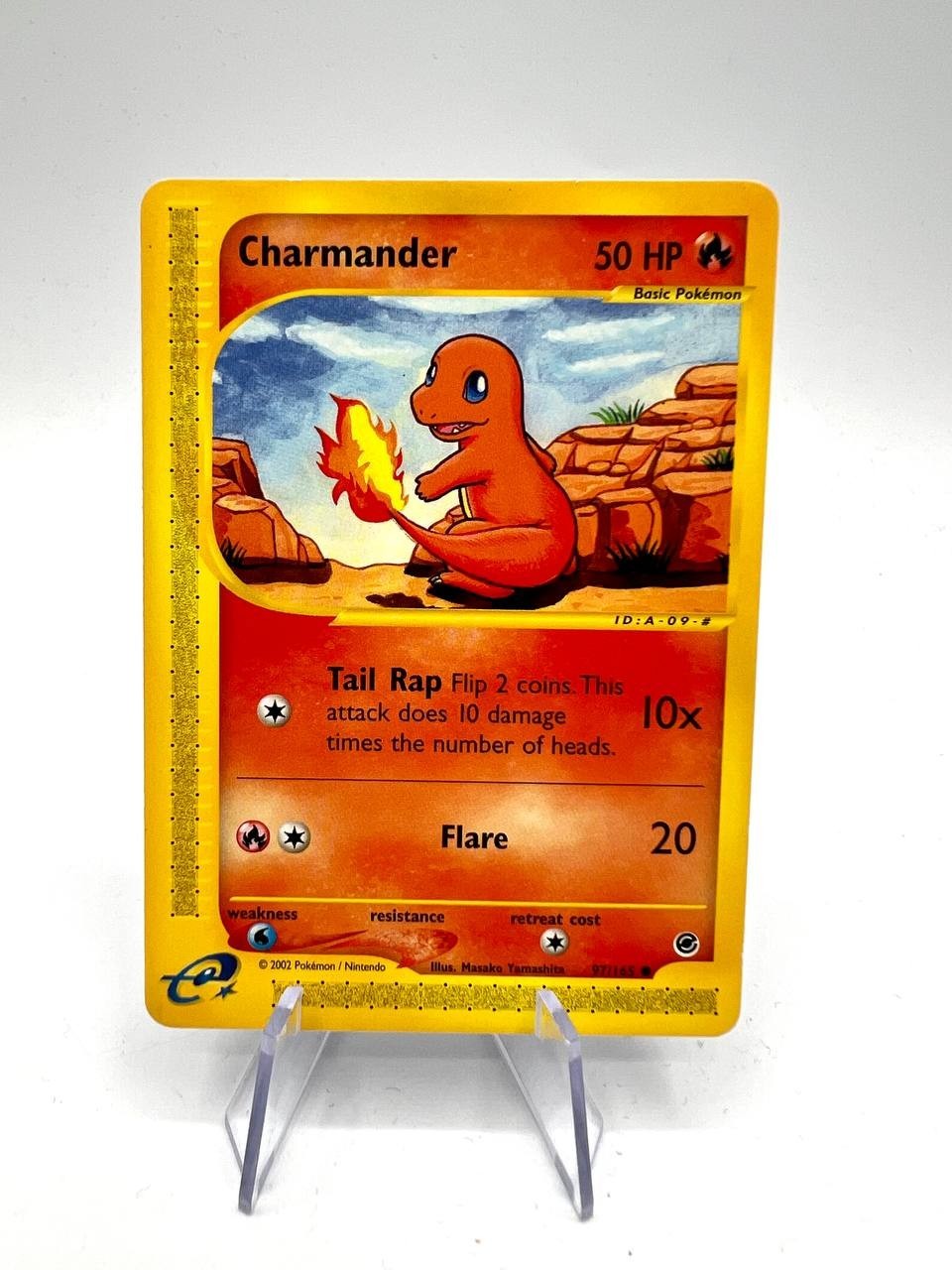 Carta Pokemon set Expedition Charmander 97/165 No Holo Inglese Vintage Excellent