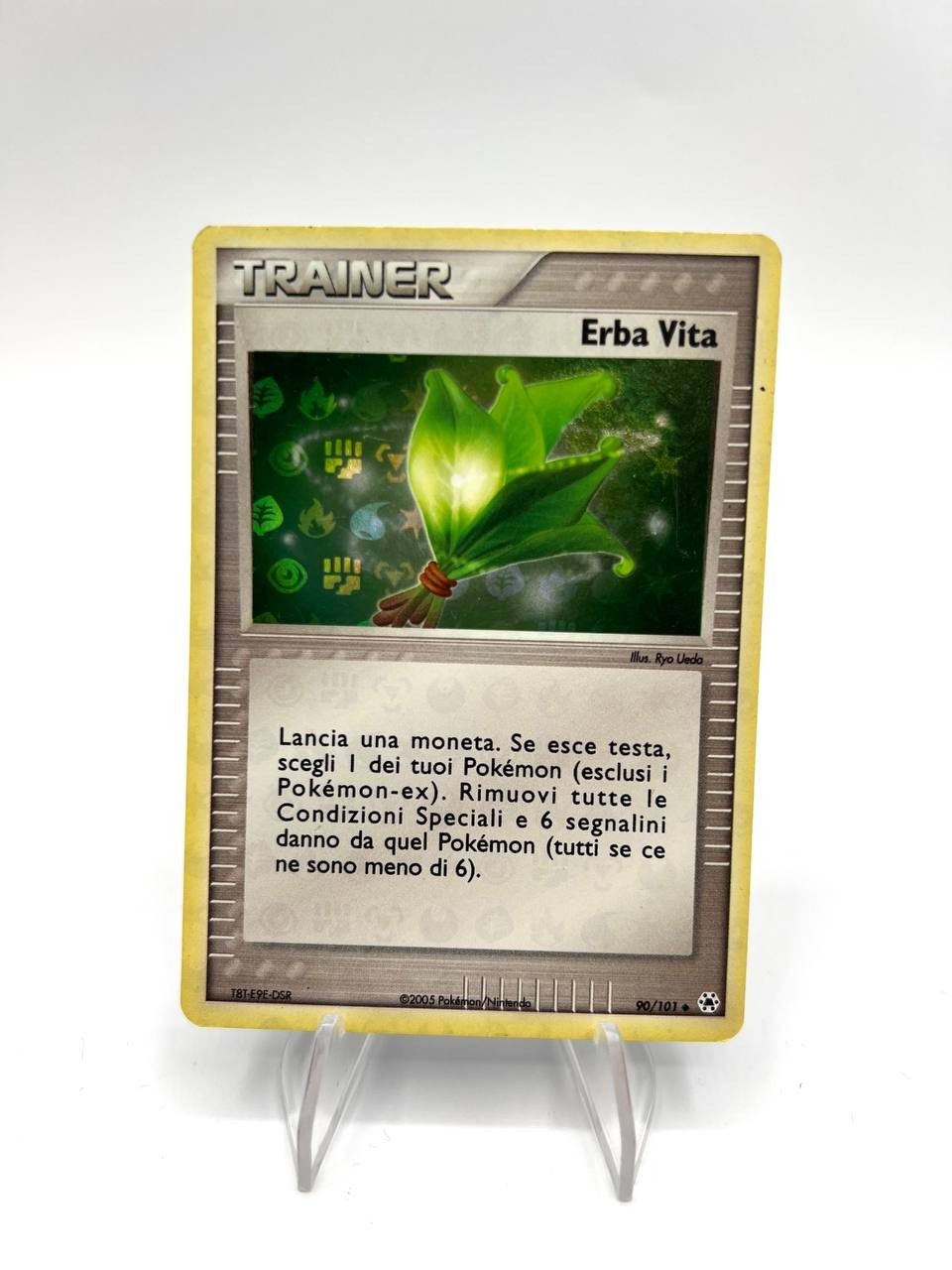Carta pokemon Erba Vita Holo 90/101 set Leggende Nascoste Italiano Holo Good