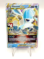 Carta Pokemon Glaceon V ASTRO SWSH197 Black Star Promo Gym Stamped ITA Near Mint