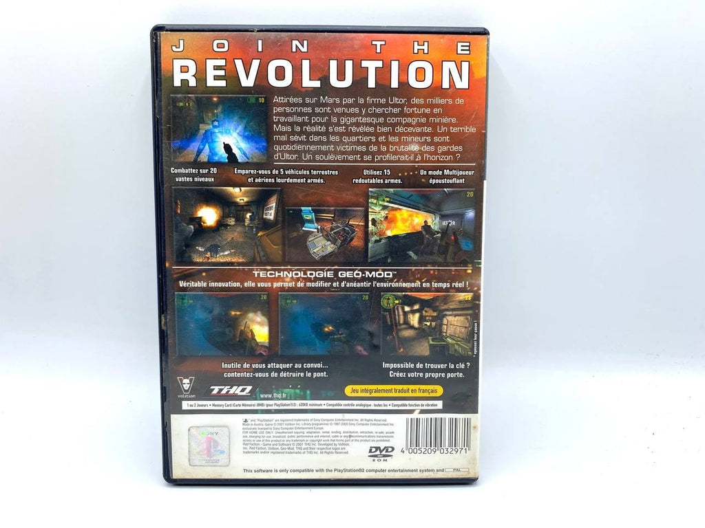 Videogioco Red Faction PlayStation Ps2 Completo funzionante Francese THQ