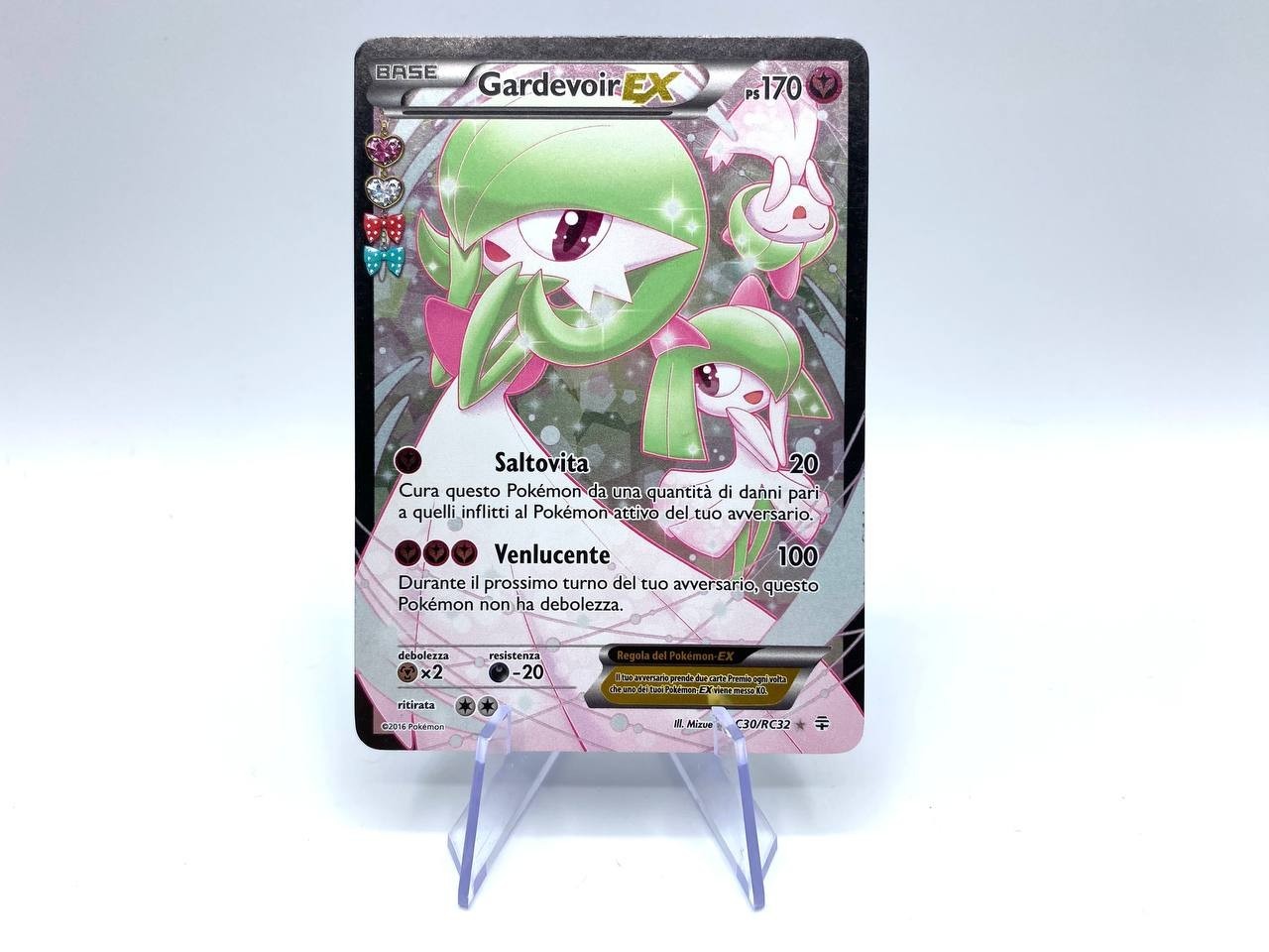 Pokemon Gardevoir EX FullArt RC30-32 Generations Radiant Collection ITALIANO