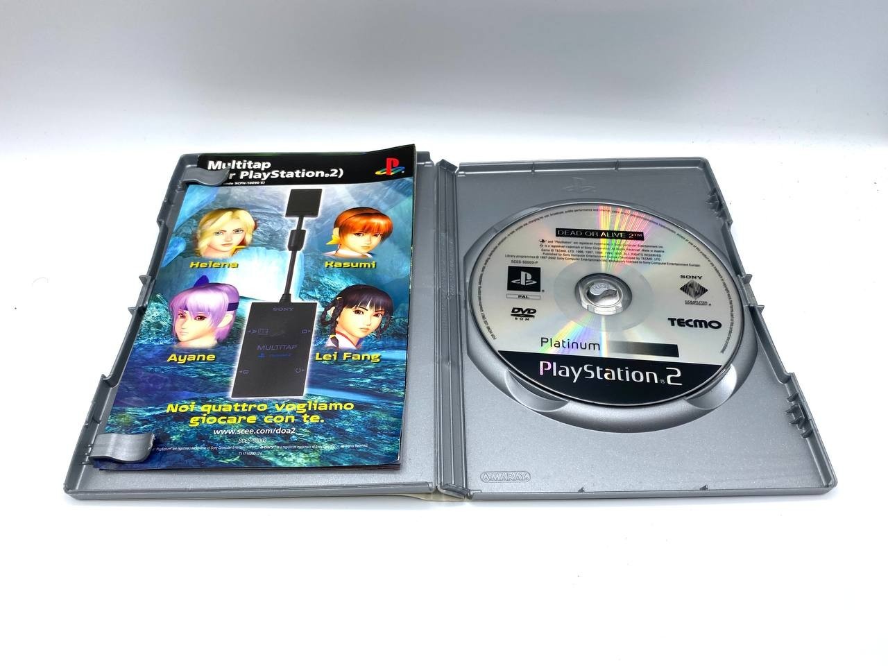 PS2 Sony Playstation Dead or Alive 2 Completo Funzionante Italiano Platinum