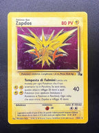 Carta Pokemon Zapdos 15/62 set Fossil FO Holo Vintage Italiano Played