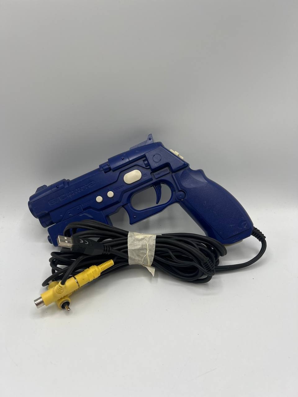 G Con Namco Pistola Ottica Controller Guncon Blu Non Funzionante Time Crisis