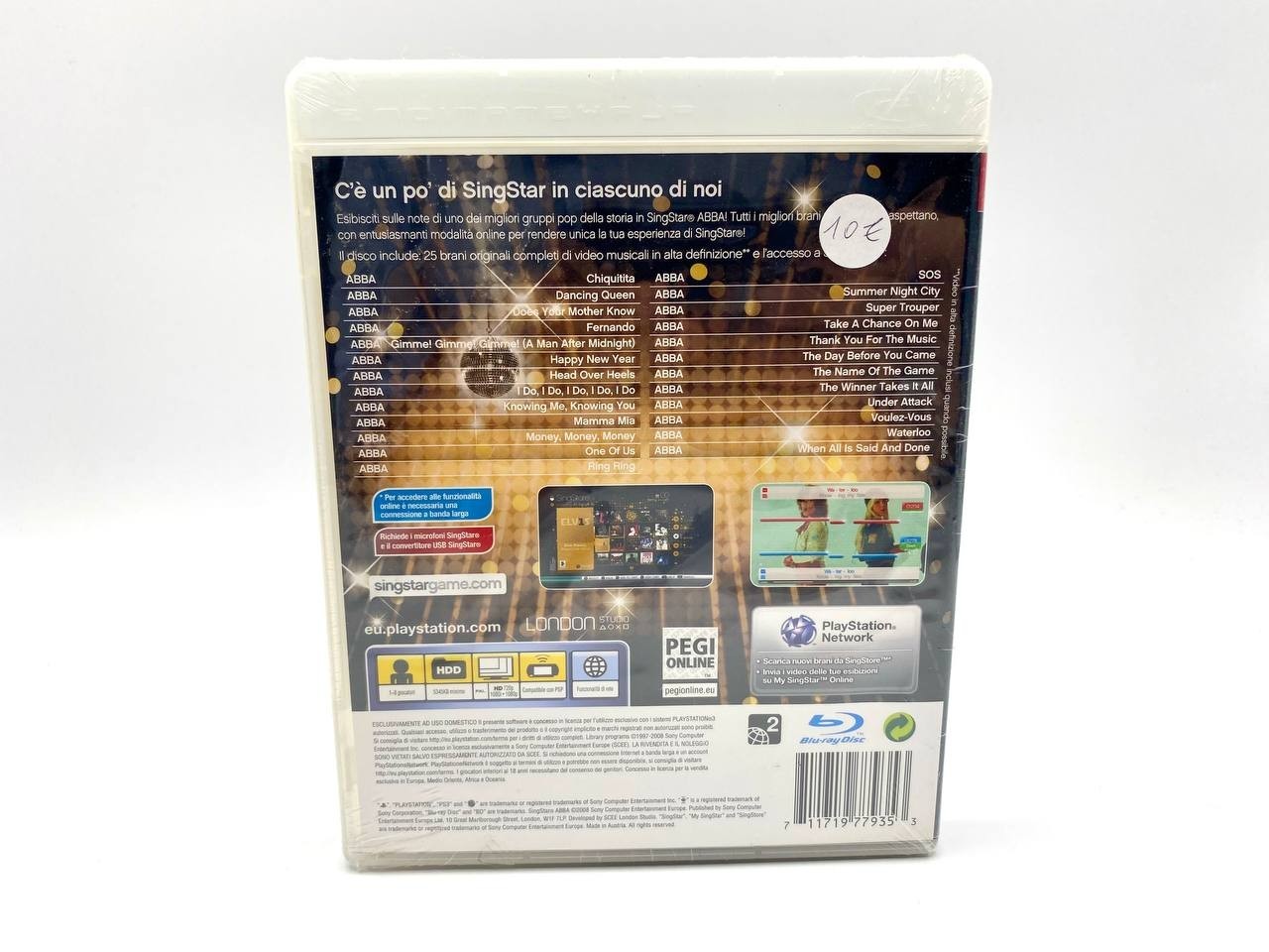 Gioco SINGSTAR ABBA PS3 PLAYSTATION 3 COMPLETO Italiano Sigillato Nuovo