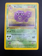 Carta Pokemon Weezing 45/62 1a Edizione set Fossil FO Italiano Excellent No holo