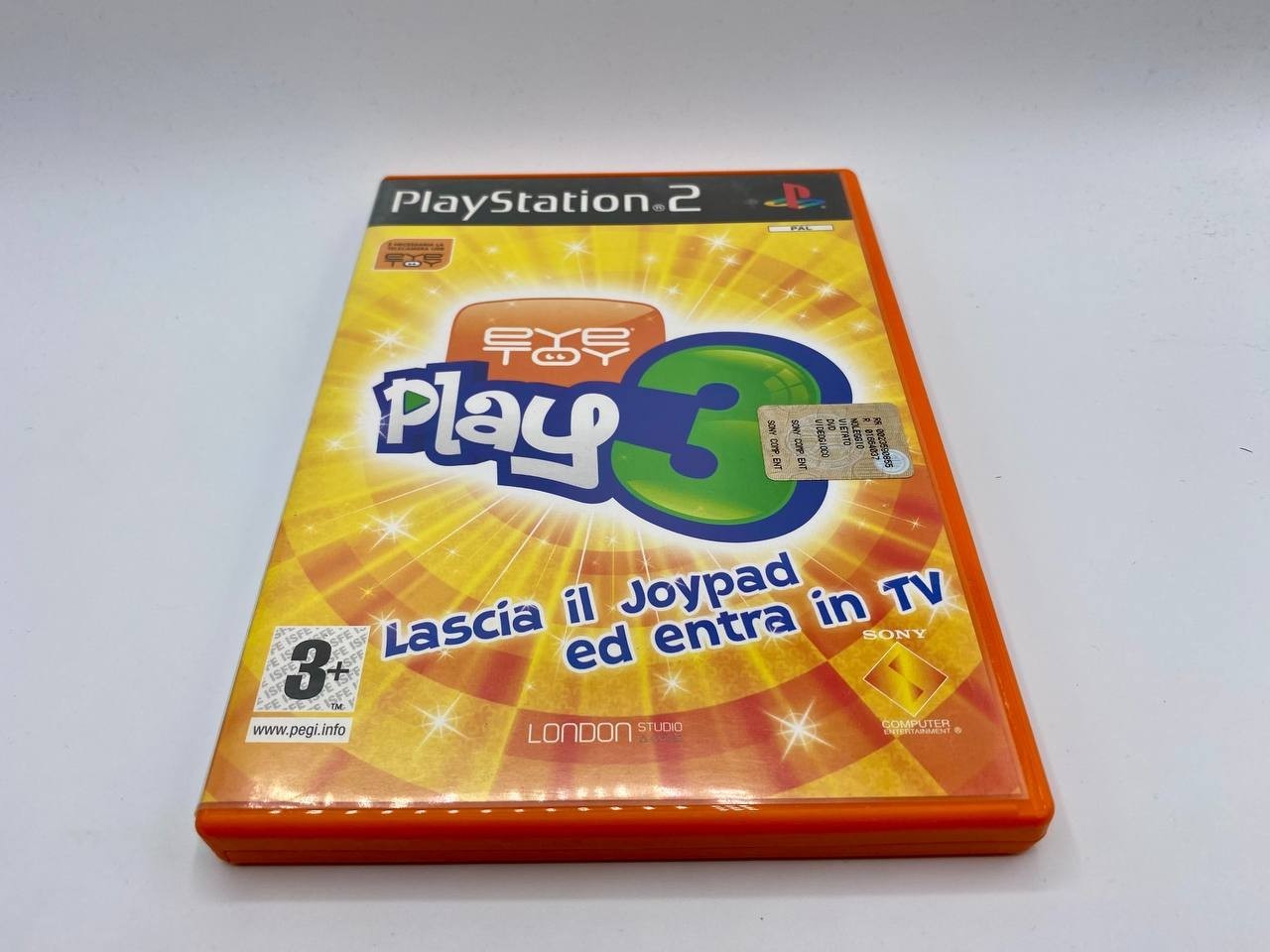 EYE TOY PLAY 3 KINETIC  VIDEOGIOCO PLAY STATION 2 Funzionante Italiano Completo