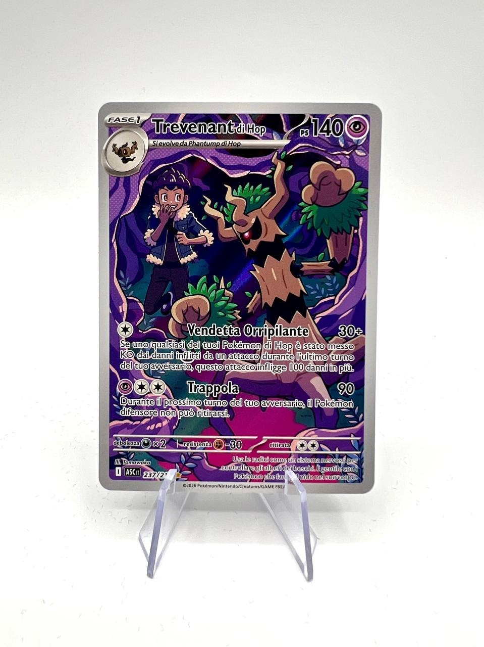 TREVENANT di Hop ASCESA EROICA 237/217 NEAR MINT ITALIA POKEMON ART RARE