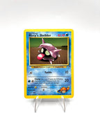 Pokémon-Karte Misty's Shellder 89/132 Set Gym Heroes Guter Vintage Zustand Englisch