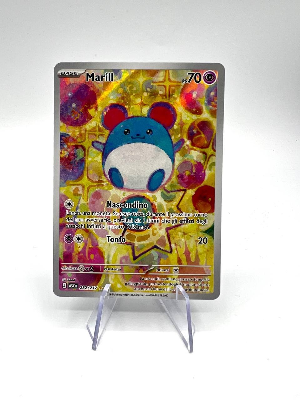 MARILL 232/217  ASC ITA Ascesa Eroica Carta POKEMON Italiano near mint