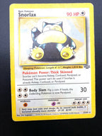 Carta Pokémon Snorlax 27/64 set Jungle JU Italiano Holo Rara poor Vintage