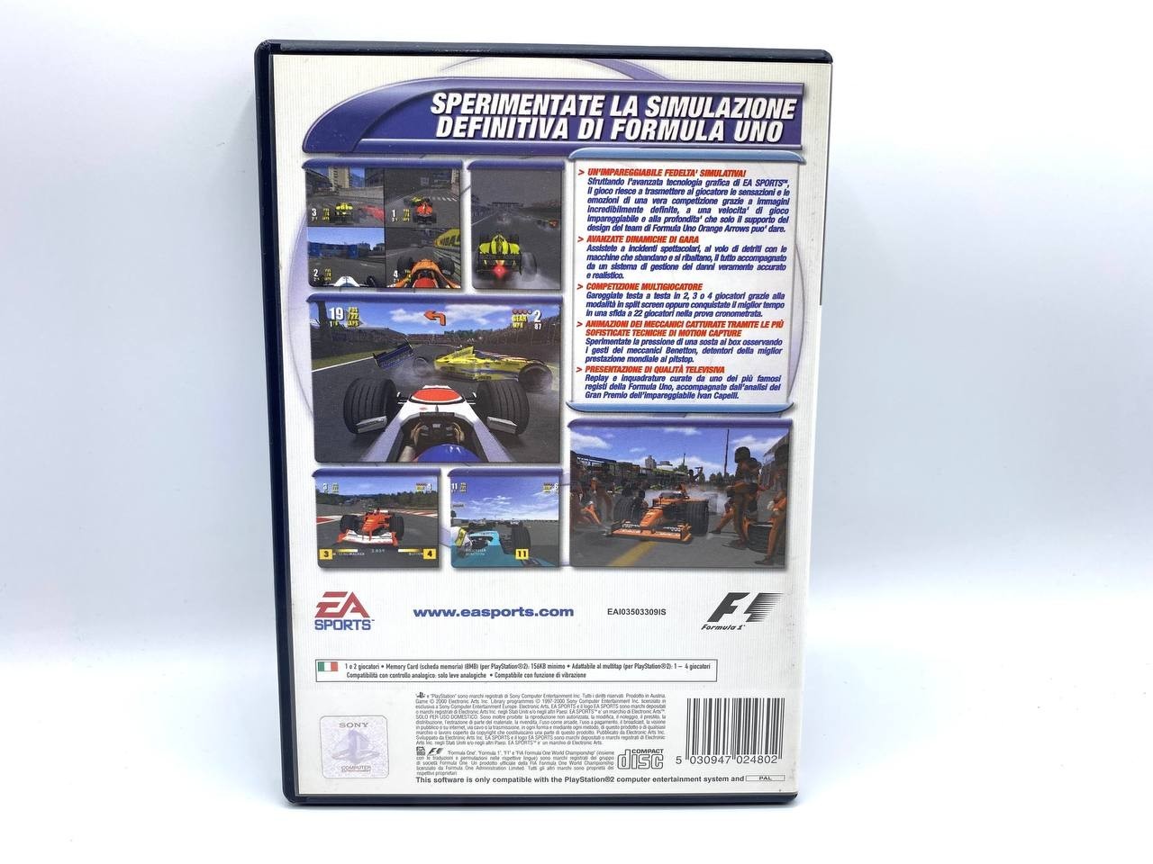F1 CHAMPIONSHIP SEASON 2000 Ps2  Formula F1 Ver Italiana 1ª Ed COMPLETO