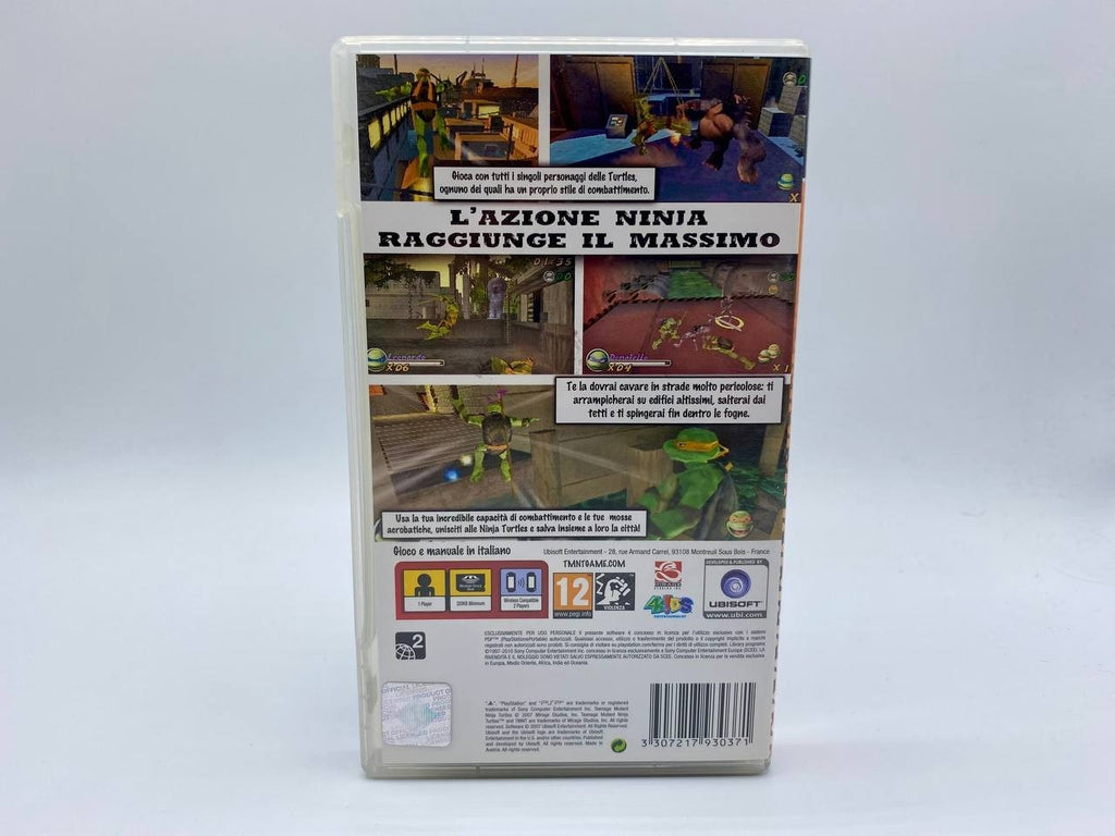 TMNT Tartarughe Ninja per PSP Console Sony Playstation Gioco Italiano Completo
