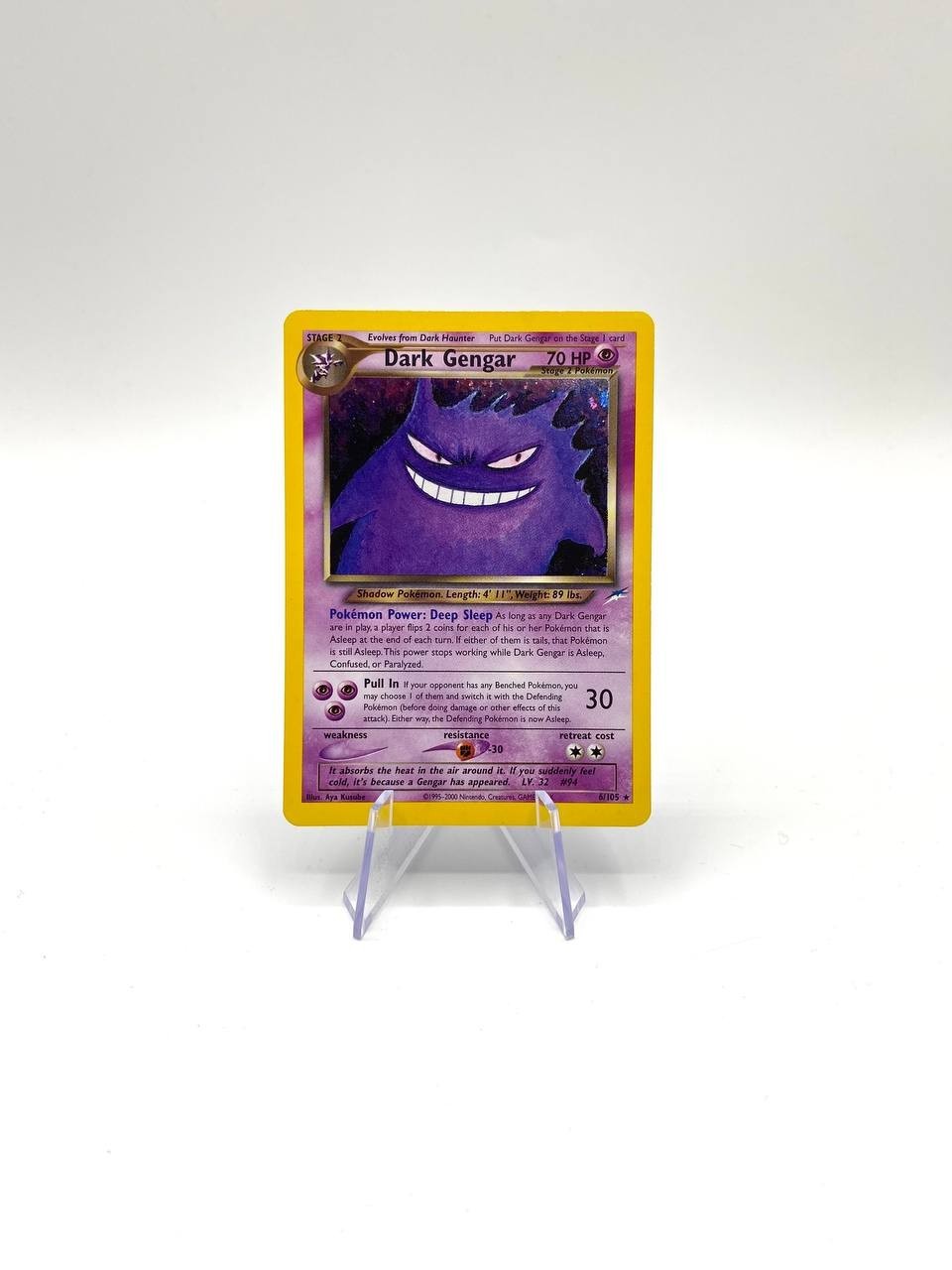 2002 Dark Gengar 6/105 Neo Destiny PokémonHolo Unlimited Rare near mint