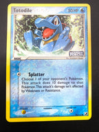 carta pokemon Totodile 78/115 ex Unseen Forces Reverse Holo Stamped Inglese NM