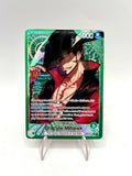 One Piece TCG Dracule Mihawk 2026 Azure Sea's Seven OP14-020 Leader Alt Art ENG