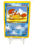 Carta Pokémon Krabby 51/62 1 Edizione Italiano Fossil FO Vintage Excellent