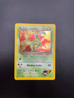 Carta pokemon Rocket's Scyther 13/132 set Gym Heroes Inglese Holo Vintage Good