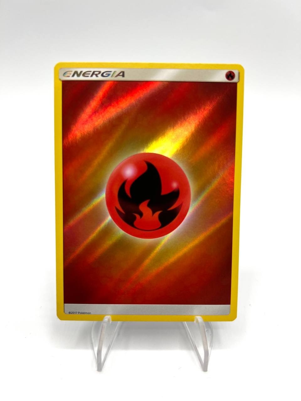 Carta pokemon Energia Fuoco Italiano Holo Near mint Italiano