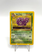 Carta pokemon Weezing 45/62 set Fossil 1a edizione Italiano Good Vintage