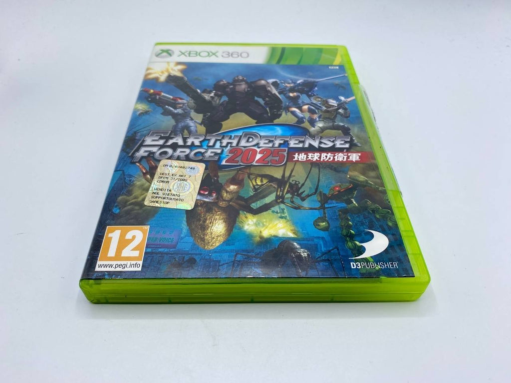 Gioco earth defense force 2025 xbox 360 Completo di manuale Funzionante Ita/esp