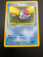 Carta Pokémon Tentacool 56/62 set Fossil FO 1 edizione Good Vintage No holo