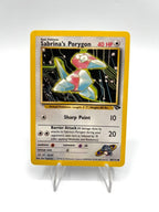 carta Pokemon Sabrina's Porygon 98/132 set Gym Challenge Inglese No holo EXC