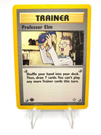 carta pokemon PROFESSOR ELM Neo Genesis Set 96/111 Inglese Excellent Vintage