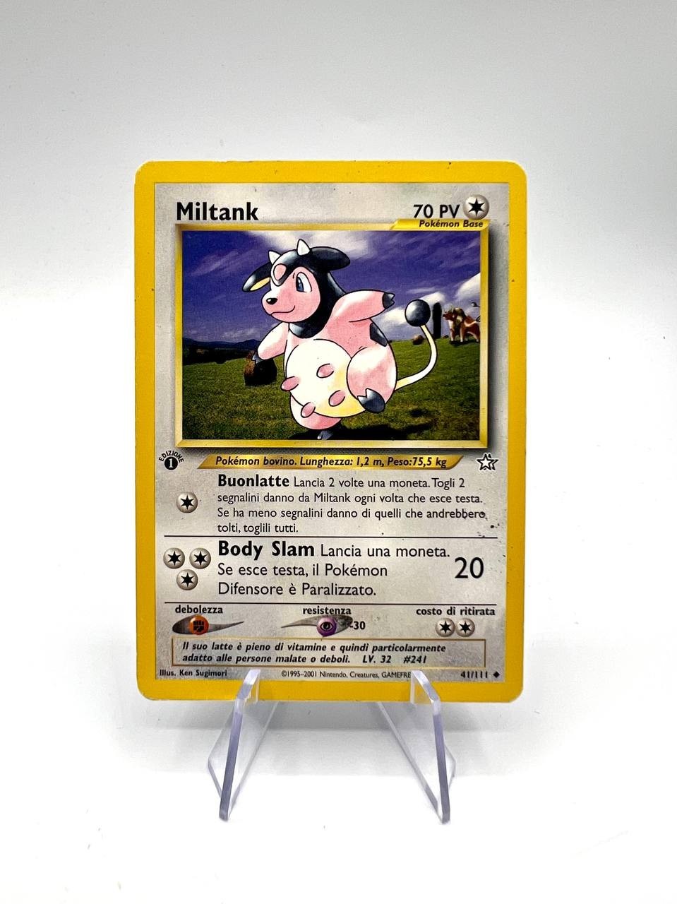 Pokémon Miltank 41/111  Prima Edizione 2001 set neo genesis poor italiano