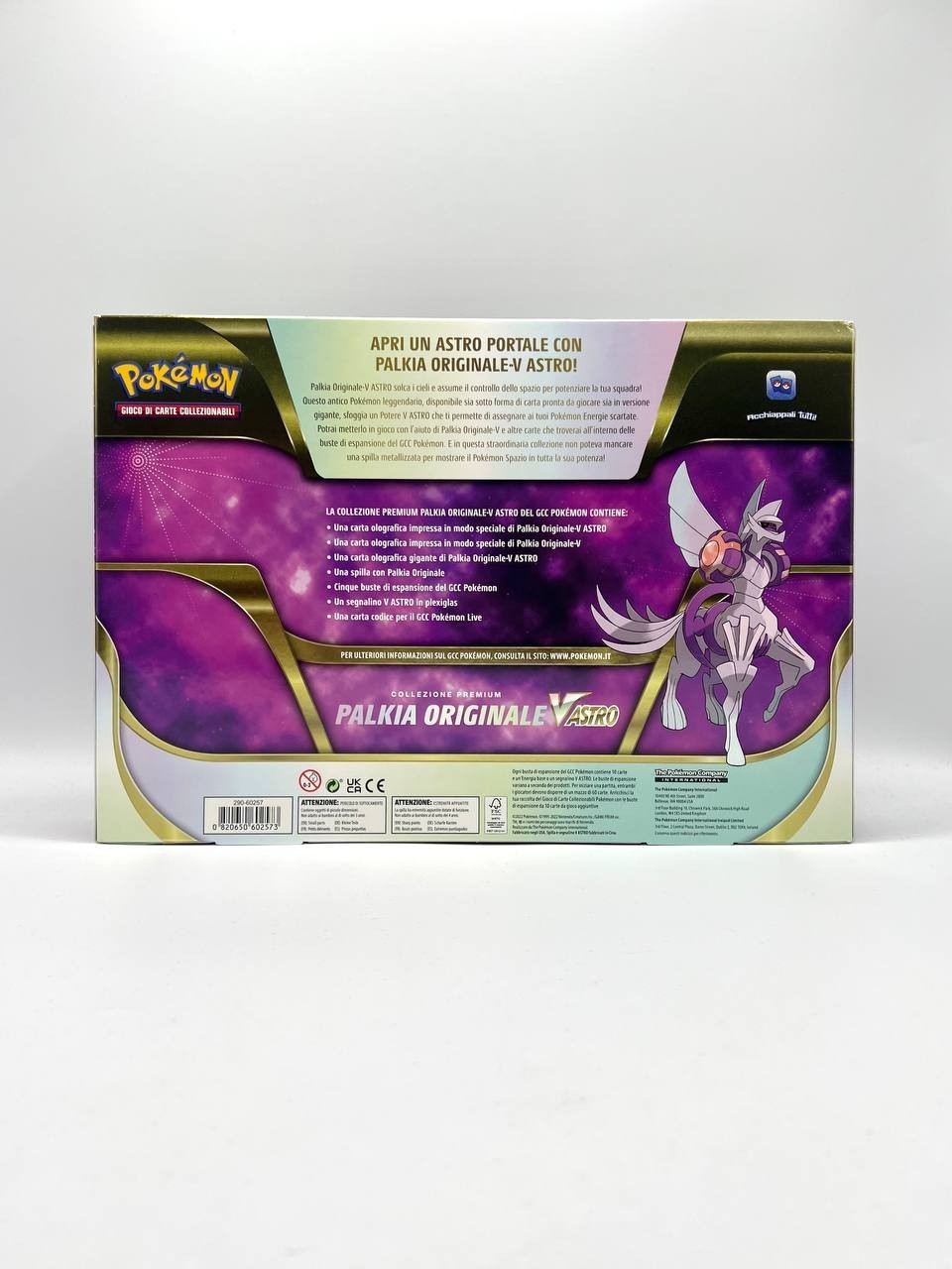POKÉMON collezione  premium  PALKIA ORIGINALE V ASTRO SIGILLATO SEALED Italiano
