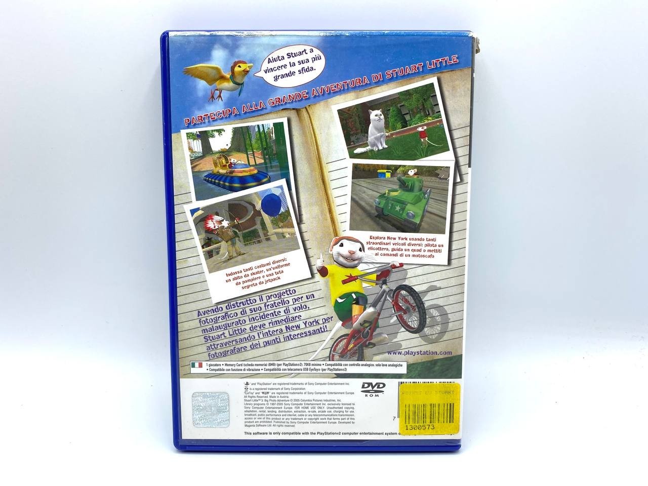 Stuart little 3 Photo adventure ps2 sony playstation Completo funzionante ITA