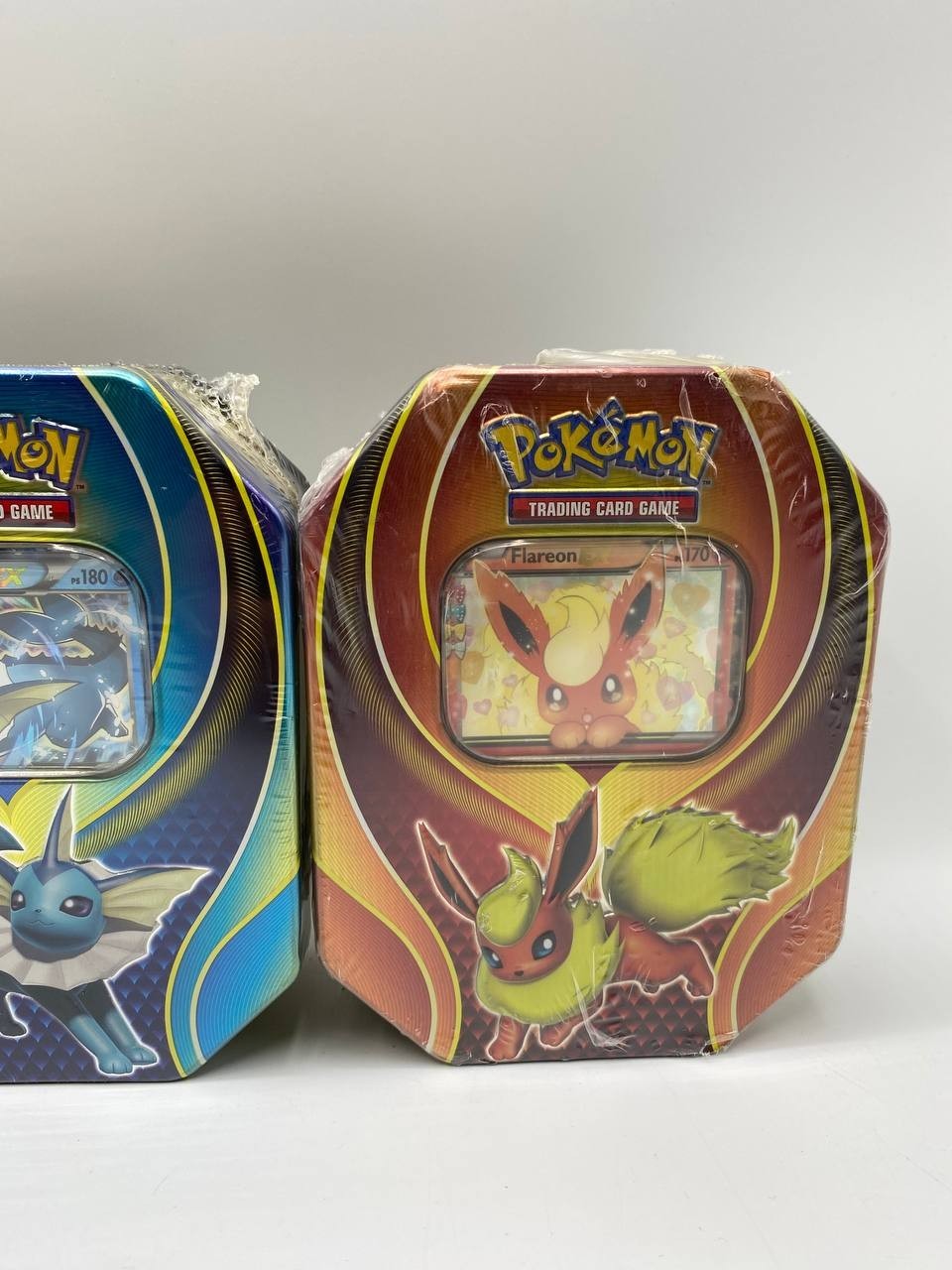 Pokémon Evolutions Tin Set 3 Sealed Flareon Jolteon Vaporeon ITA EX Trio Carta