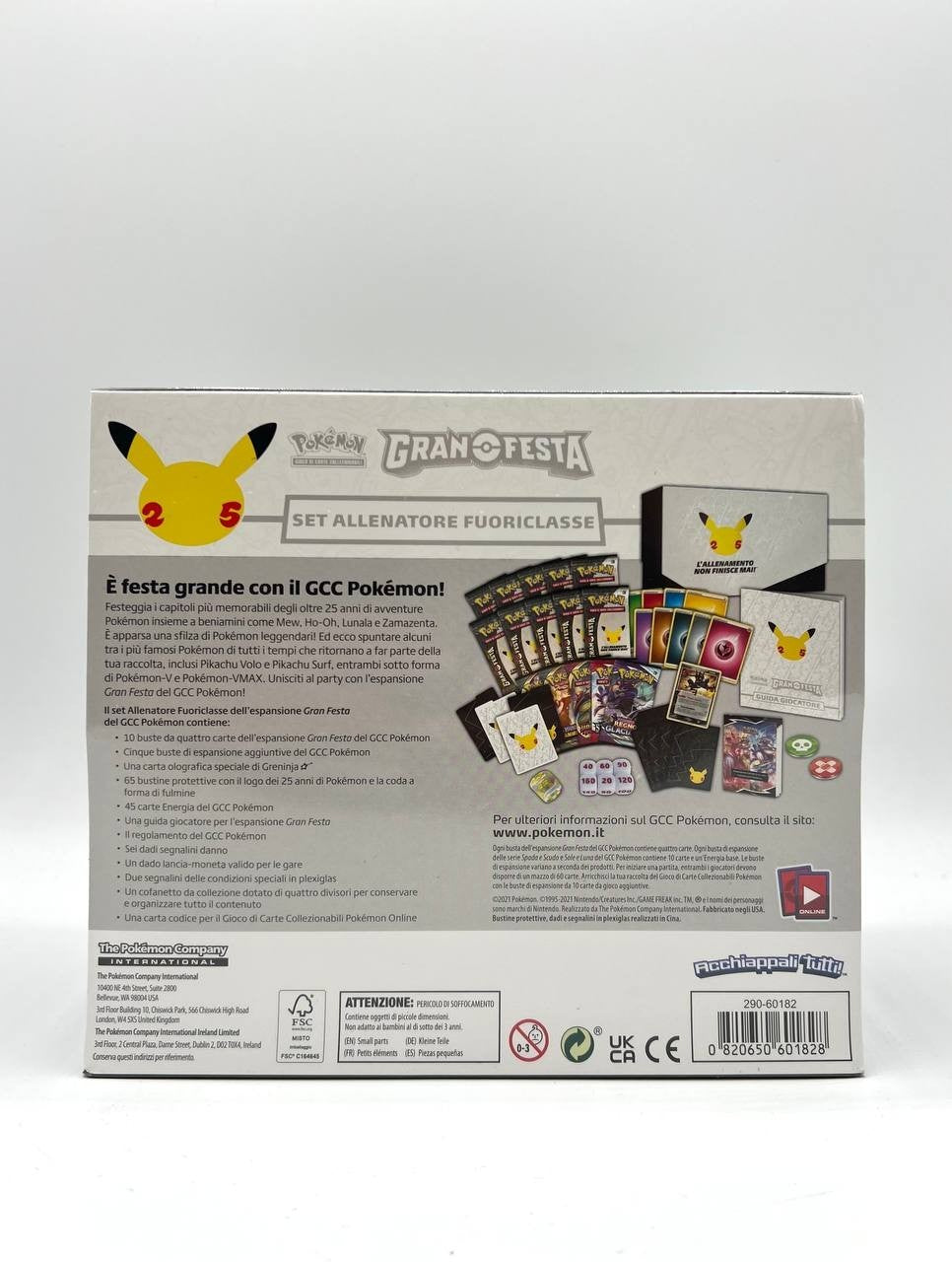 Pokémon Gran Festa ETB Set Allenatore Fuoriclasse ITALIANO SEALED