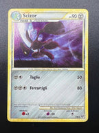 Carta Pokemon Scizor 7/90 HGSS UD set Indomabile Italiano Holo Vintage Near mint