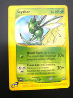 carta pokemon Scyther 57/147 set Aquapolis Inglese Excellent No holo Vintage ENG