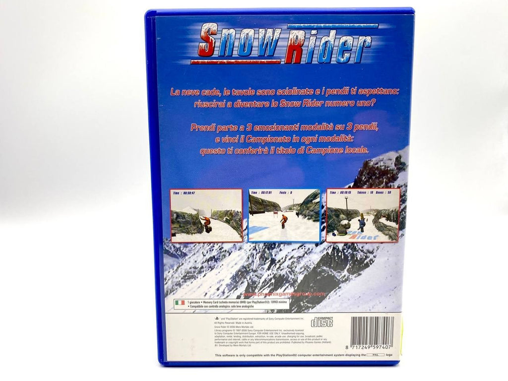 Gioco Snow Rider per PS2 Sony Playstation 2 PAL Completo Italiano Funzionante