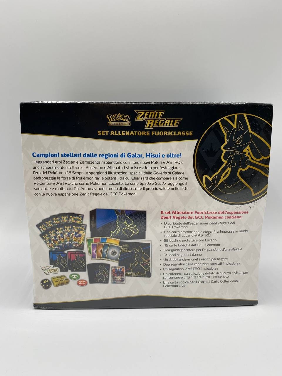 POKEMON ETB ZENIT REGALE ITA SET ALLENATORE FUORICLASSE Sealed Sigillato CRZ