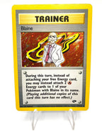 Carta Pokemon Blaine 17/132 set Gym Challenge Holo Vintage Excellent Inglese ENG