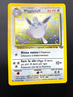 Carta POKÉMON set JUNGLE WIGGLYTUFF HOLO 16/64 Excellent Vintage Italiano