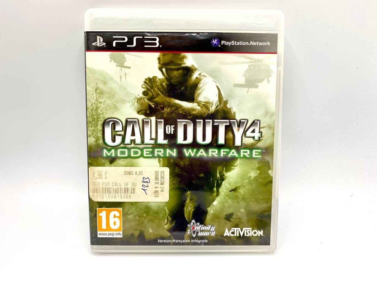 CALL OF DUTY 4 MODERN WARFARE PS3 Playstation Activision COMPLETO Francese