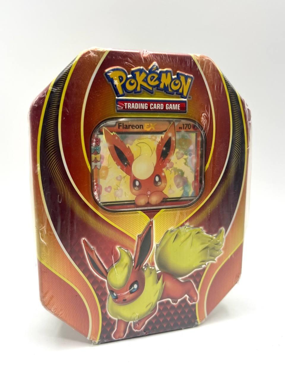 Pokémon Elemental Power Tins: Scatola da collezione flareon ex italiano siled