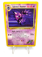 Carta Pokemon set Gym Challenge Sabrina's Haunter 58/132 Excellent Inglese ENG