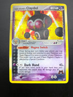 Carta pokemon Claydol Holo 8/95 set Team magma Inglese ENG Poor 2004